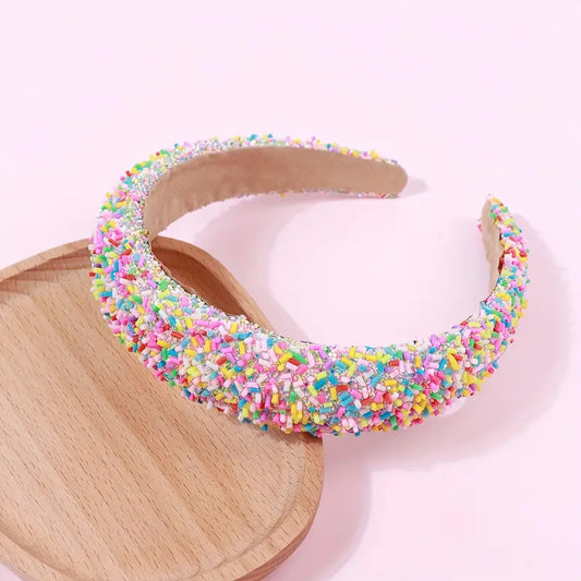 Rainbow Sprinkles Headband