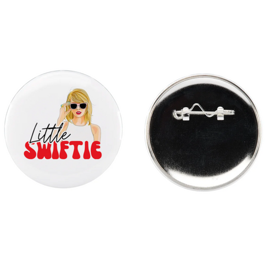 Little Swiftie Metal Button Pin - 2.5"