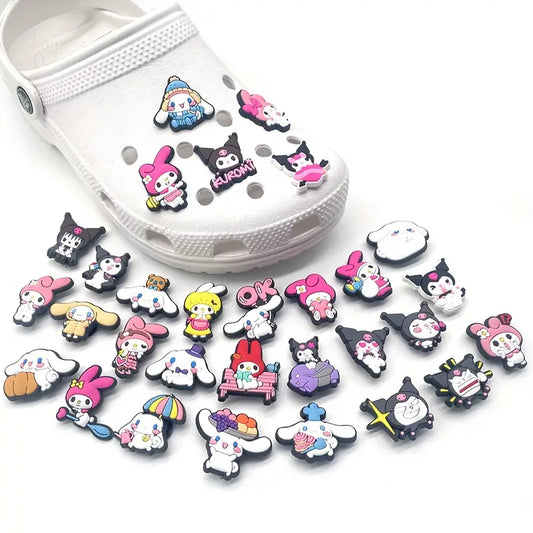 Set of 5 Kuromi Shoe Charms (Set A)