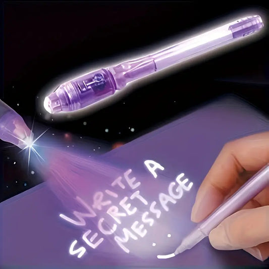 Invisible Ink Pen UV Light